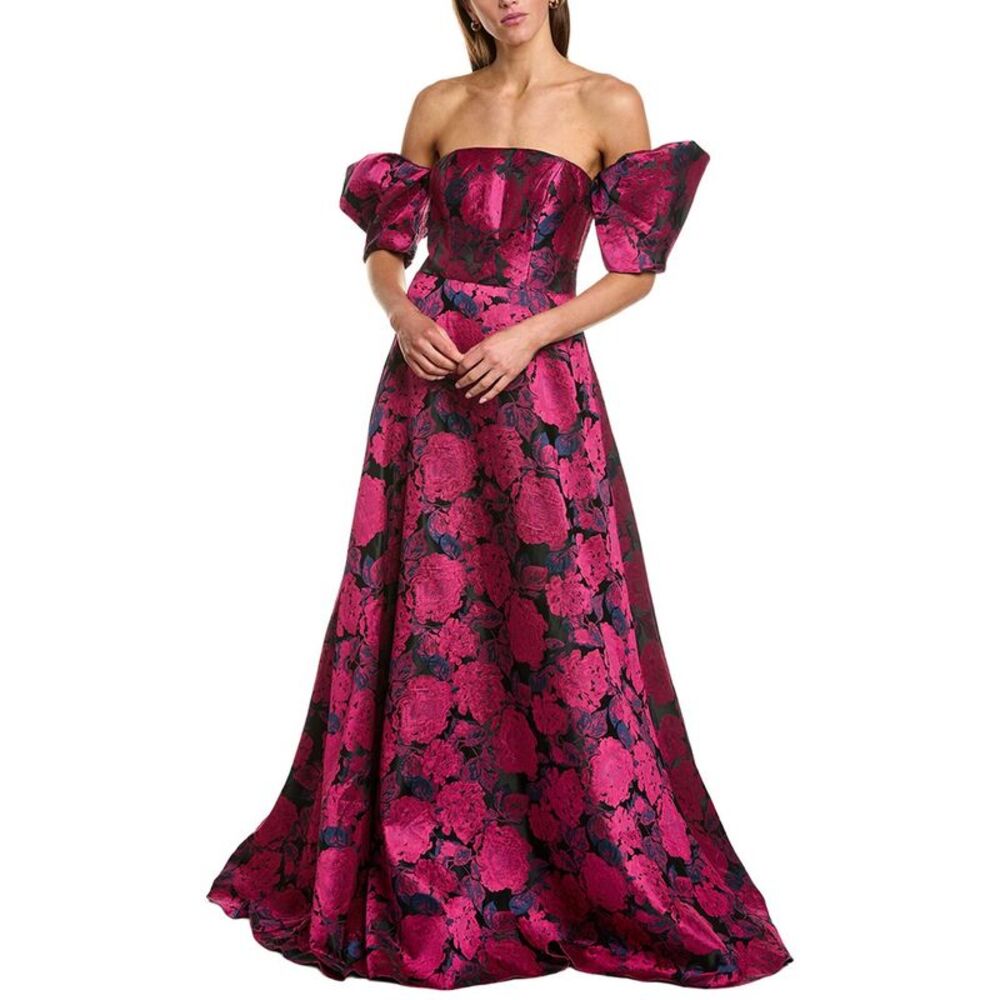 Rene Ruiz Womens  Fil Coupe Gown